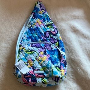 Vera Bradley Marian Floral Sling Backpack